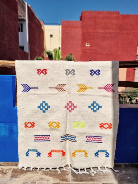 Tapis Kilim "Color Arrow" 100 x 150 cm