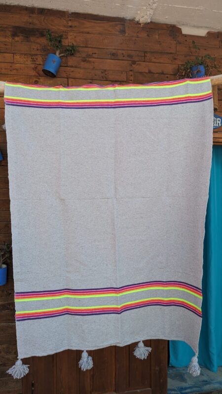 Fouta / jetée de lit ou canapé "Paradise" L 150 cm x l 104 cm – Image 3