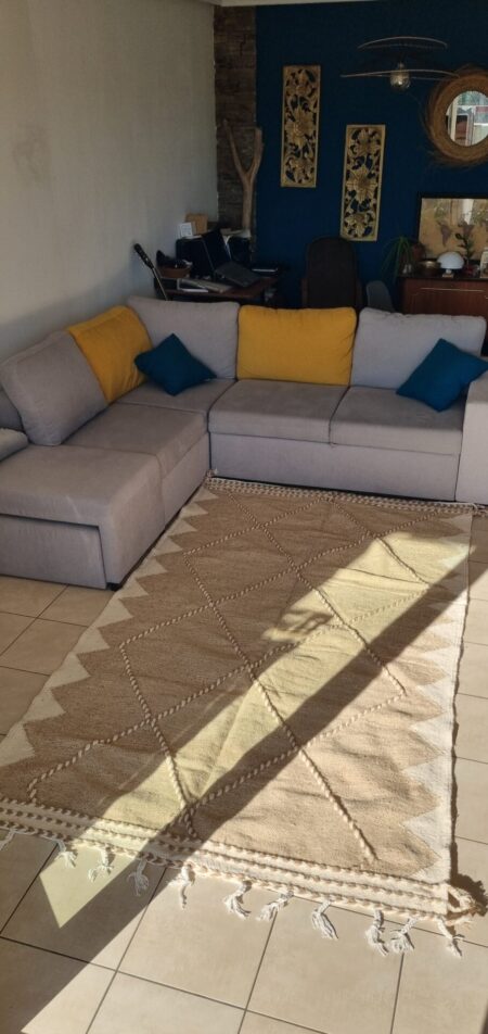 Tapis Kilim Zanafi "Zag" (réversible) 156 x 255 cm – Image 7