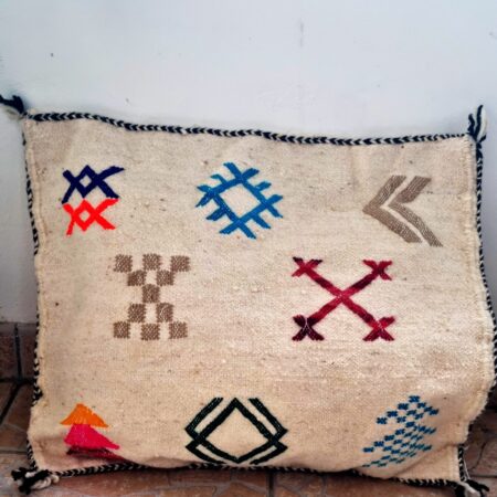 Coussin Kilim « Color star » 53 cm x 45 cm