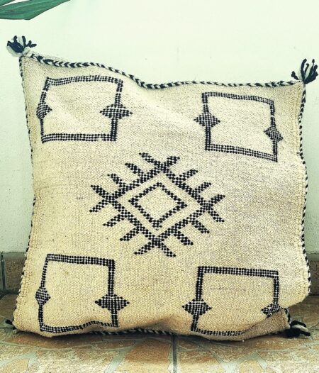 Coussin Kilim "Esprit berbère 3" - 50 cm x 49 cm