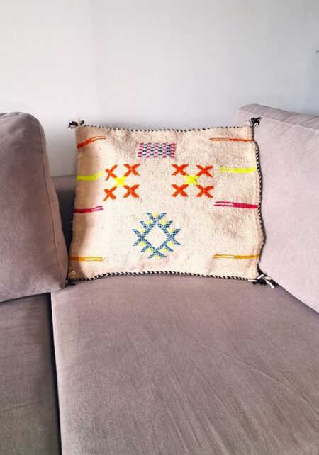 Coussin Kilim "Yellow" 52 cm x 46 cm – Image 2