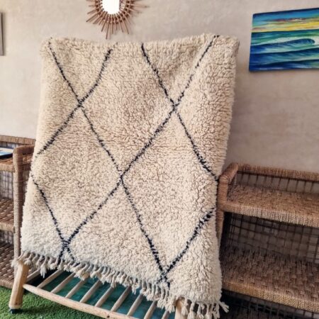 Tapis Beni Ouarain « Jamil » 100×150 cm