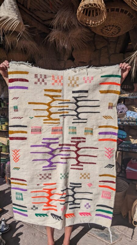 Tapis Kilim "Fawdaa" 100x150 cm