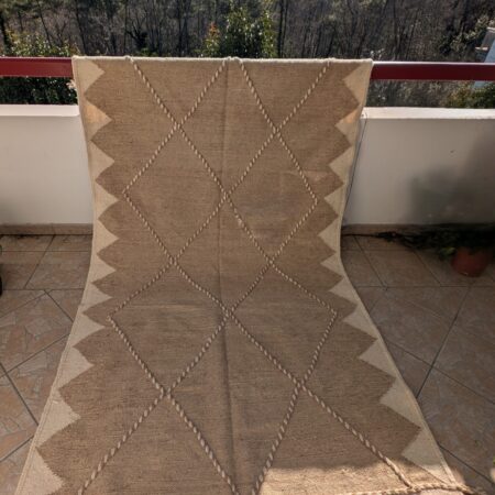 Tapis Kilim Zanafi  « Zig » (réversible) 148 x 255cm