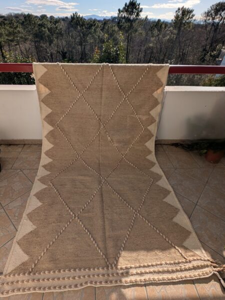 Tapis Kilim Zanafi  "Zig" (réversible) 148 x 255cm